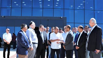 وزير الطيران يتفقد توسعات مطار سفنكس الدولي بالجيزة 