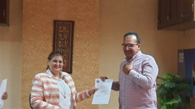  صفاء الشريف تشهد تكريم مديري الإدارات والعاملين في احتفالات ذكرى أكتوبر  