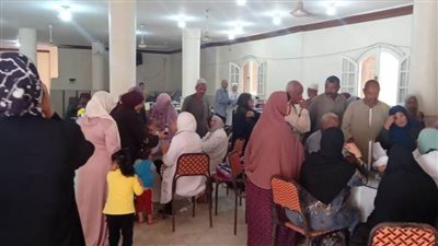 الكشف على 300 مواطن في قافلة سكانية شاملة بقرية لحيمر بالبحيرة