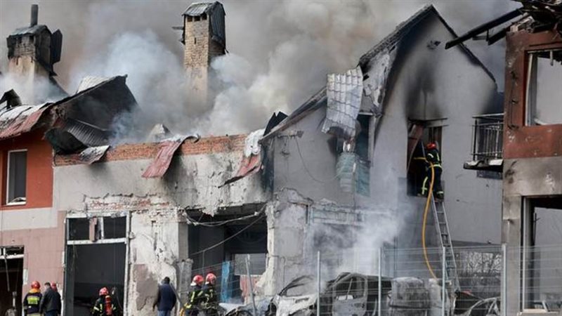 قصف روسي بمنطقة دونيتسك