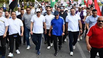 بالصور.. ماراثون رياضى في الجيزة بمناسبة احتفالات انتصارات أكتوبر