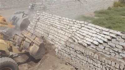 إزالة 88 ضمن حملات الموجة الـ20 لإزالة التعديات ببنى سويف