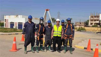 خطة تدريبية لجميع العاملين بمياه سوهاج على إجراءات السلامة والصحة المهنية وتأمين بيئة العمل
