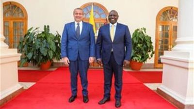 رئيس جمهورية كينيا يشيد بالعلاقات بين بلاده ومصر