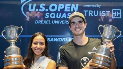 لاعبة وادي دجلة نوران جوهر تفوز ببطولة أمريكا المفتوحة للإسكواش