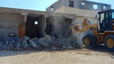 حملات الموجة 20 لإزالة التعديات على أراضى الدولة بالعريش