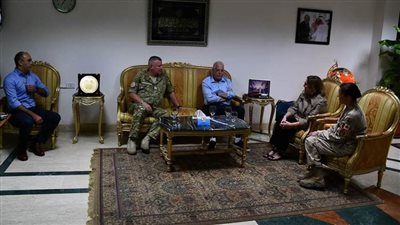 محافظ جنوب سيناء يلتقي مدير عام القوة متعددة الجنسيات ويهنئها لتوليها المنصب