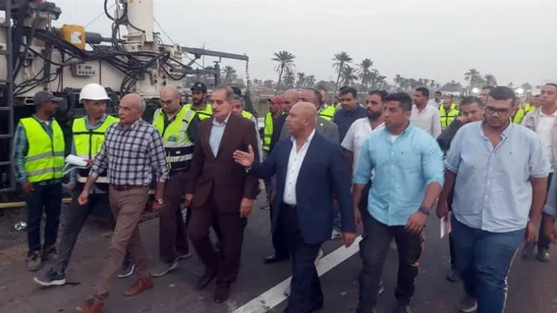 كامل الوزير أثناء