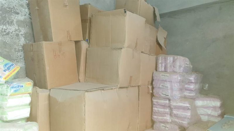 ضبط مخزن اورق بلاترخيص