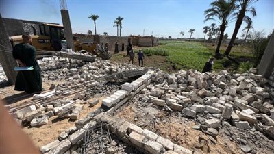 إزالة 29 حالة تعد على أملاك دولة وزراعة وري بأسيوط 