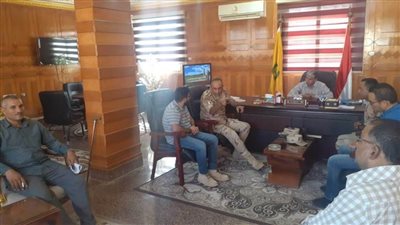 رئيس الحسنة يناقش تحسين مستوى الخدمات المقدمة للمواطنين  