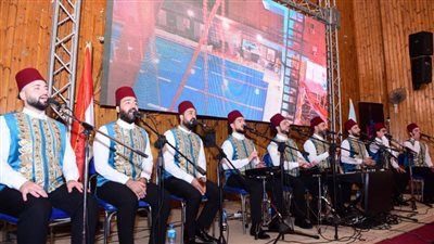 فرقة المرعشلي للإنشاد الديني تحيي احتفالية طلاب من أجل مصر بجامعة سوهاج