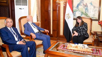 وزيرة الهجرة تستقبل رئيس الجمعية الدولية لطب القلب الوقائي بالولايات المتحدة الأمريكية