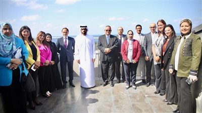 مدير مكتبة الإسكندرية يستقبل سفيرة الثقافة العربية