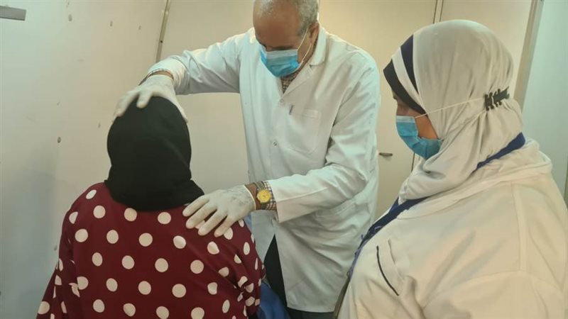 الكشف على ١٦١٨ مواطنا