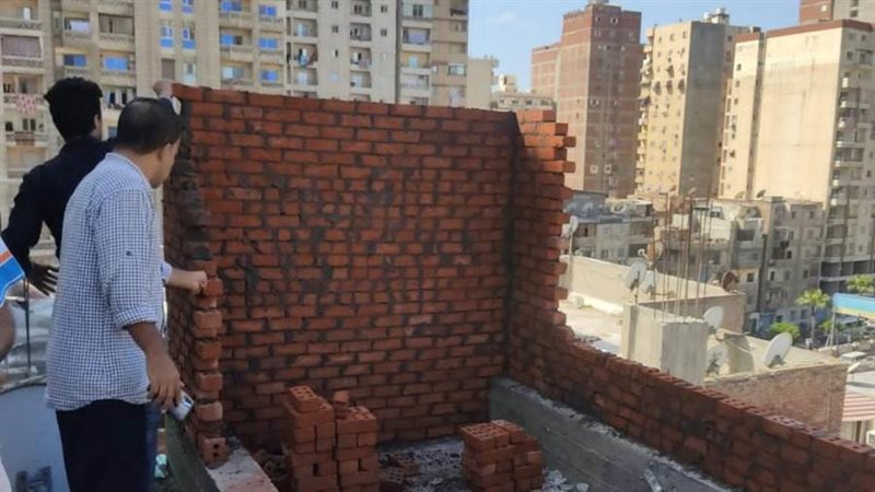 ايقاف اعمال البناء