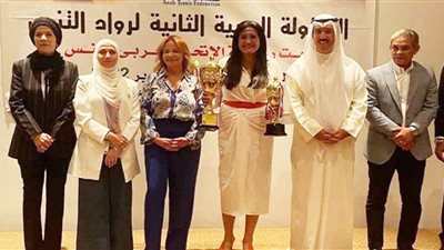 ناهد السروجي لاعبة تنس الزهور تفوز بلقب البطولة العربية للرواد 