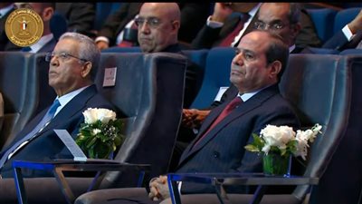 الرئيس السيسي يصل إلى مقر انعقاد المؤتمر الاقتصادي 