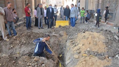 محافظ القليوبية يتابع تنفيذ مشروعات حياة كريمة بشبين القناطر