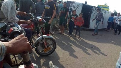 وفاة تلميذة وإصابة 3.. تفاصيل الحالة الصحية لمصابي انقلاب أتوبيس مدرسة بالدقهلية 