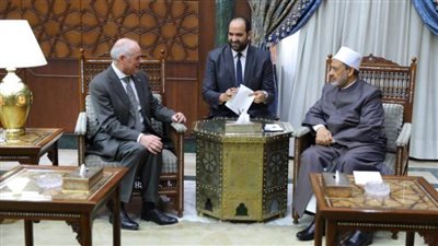 شيخ الأزهر يستقبل السفير الأسترالي لدى القاهرة