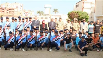  محافظ بني سويف يناقش نتائج زيارة مساعد الشعبي لمدارس التأسيس العسكري