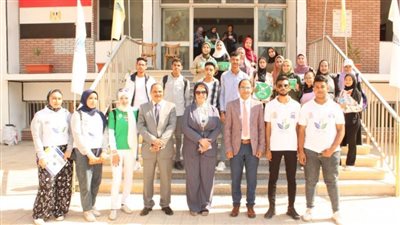 جامعة أسيوط تشهد انطلاق فاعليات اليوم البيئى بكلية التربية