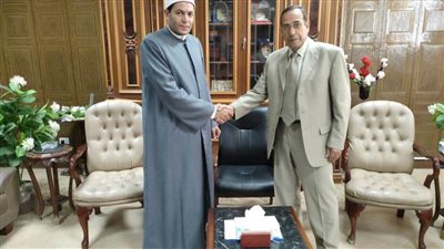 محافظ شمال سيناء يستقبل مدير مديرية الأوقاف الجديد