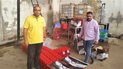 ضبط مخزن لتعبئة زيوت محركات السيارات بدون ترخيص بالدقهلية 