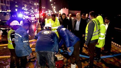  رفع تراكمات مياه الأمطار واستمرار حالة الاستعداد القصوى ببنى سويف