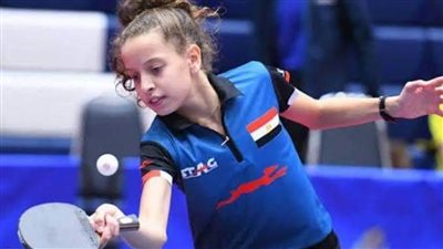 هنا جودة تقود كتيبة المصريات باليوم الختامي للآنسات ببطولة مصر الدولية لتنس الطاولة