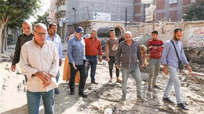 جولة ميدانية لمتابعة مستجدات موقف مشروعات الصرف الصحي بأبو تلات وأبيس بالإسكندرية