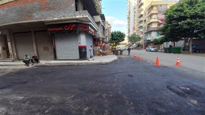 إنهاء أعمال إعادة الشيء لأصله في 5 شوارع بحي غرب الإسكندرية 