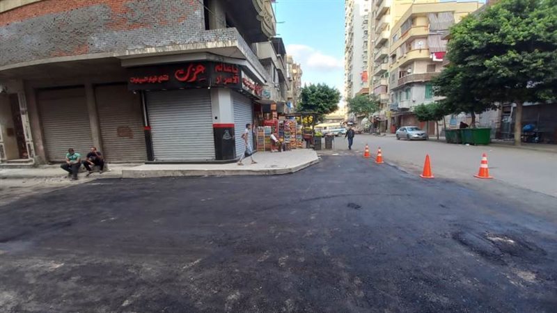 احد شوارع أحياء الإسكندرية