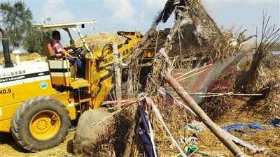 إزالة التعديات والإشغالات بمدن وقرى كفر الشيخ