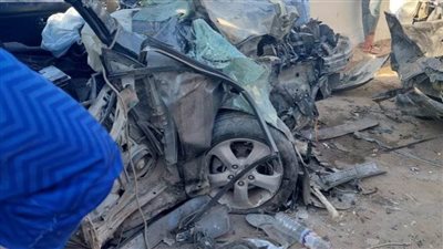 مصرع شخص وإصابة 8 آخرين فى حادث تصادم بالطريق الصحراوى بالبحيرة 