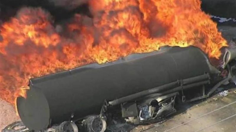 حادث انفجار صهريج