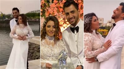 الصور الأولى من زفاف إلهام عبدالبديع