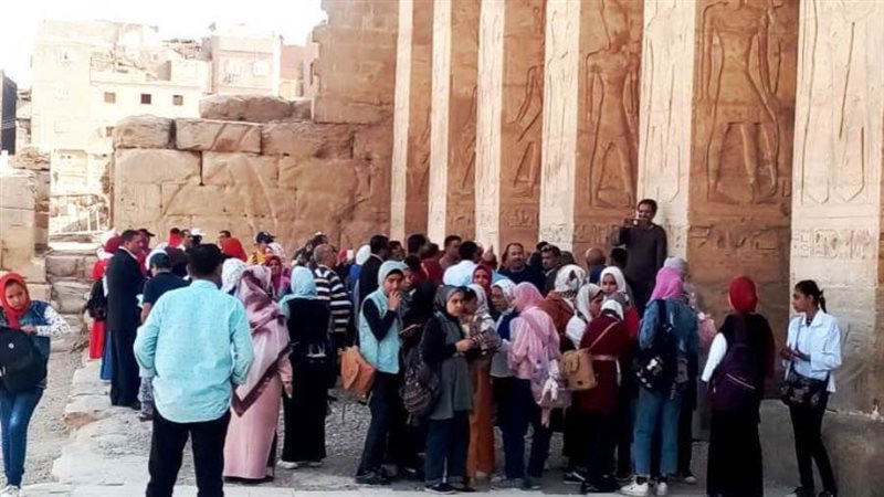 جانب من الزياره