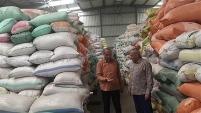 توريد 52678 طن أرز لشون ومخازن محافظة البحيرة