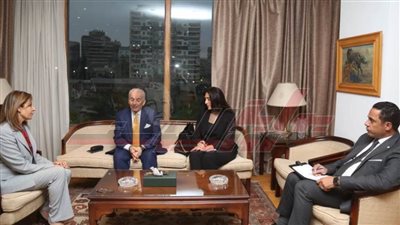 وزيرة الثقافة تلتقي الموسيقار العراقي سالم عبد الكريم