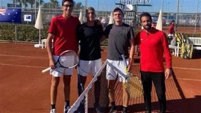 ناشئو فراعنة التنس هزموا أستراليا بجدارة واقتربوا من ربع نهائى كأس العالم