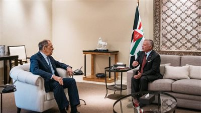 العاهل الأردني للافروف: يجب تفعيل جهود التوصل لحل سياسي للأزمة السورية