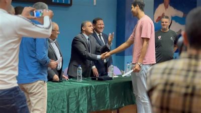 مجلس إدارة بتروجت يؤازر فريق الطائرة قبل انطلاق الدوري