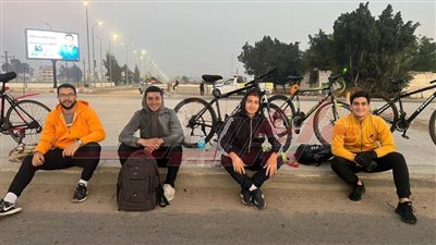 شباب كفر الشيخ يجوبون المحافظات بالدراجات الهوائية