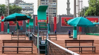 افتتاح مجمع ملاعب التنس بمقر الجزيرة بعد التطوير