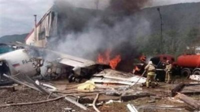 إنقاذ 26 شخصا بعد تحطم طائرة تابعة لشركة 