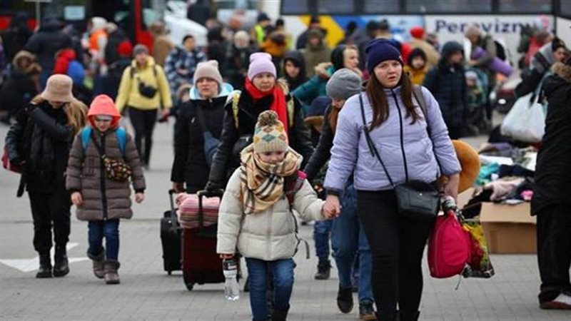 اللاجئين الأوكرانيين