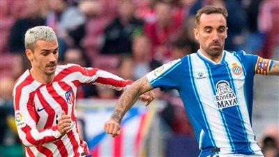 إسبانيول بعشرة لاعبين يتعادل مع أتلتيكو مدريد ١-١ في الليجا الإسبانية