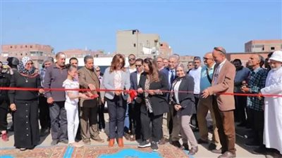 محافظ دمياط تفتتح محطة معالجة صرف صحي طبل بمنحة من برنامج الأمم المتحدة